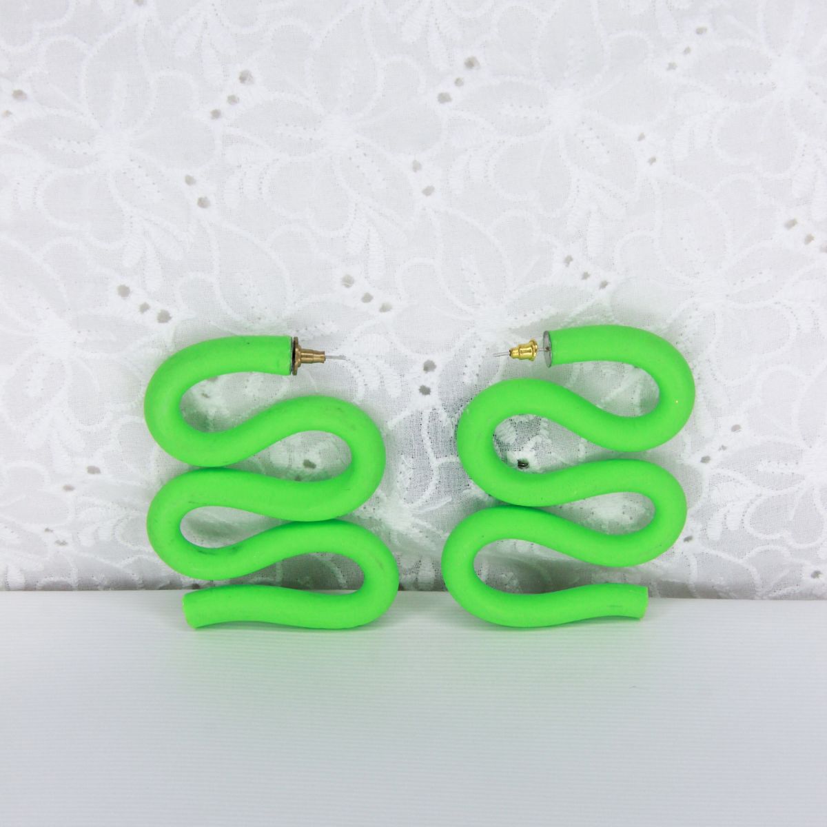 Neon Green Squigglies